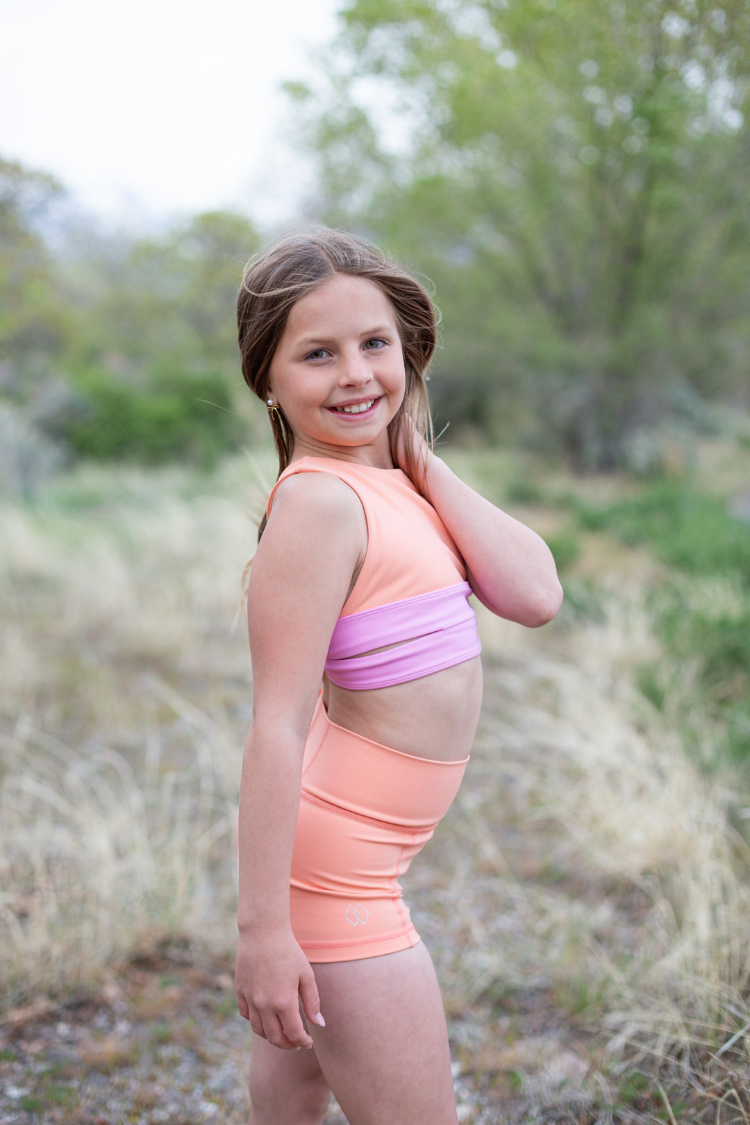 Clara Dance Top with Peek-a-Boo Back Detail | Wilde Eight